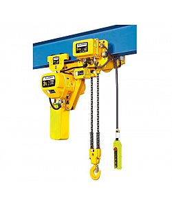 Low headroom electric chain hoist