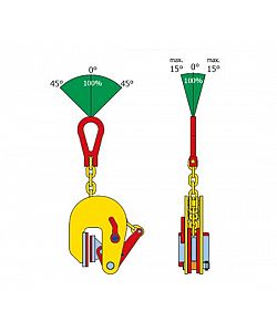 None-mark lifting clamp